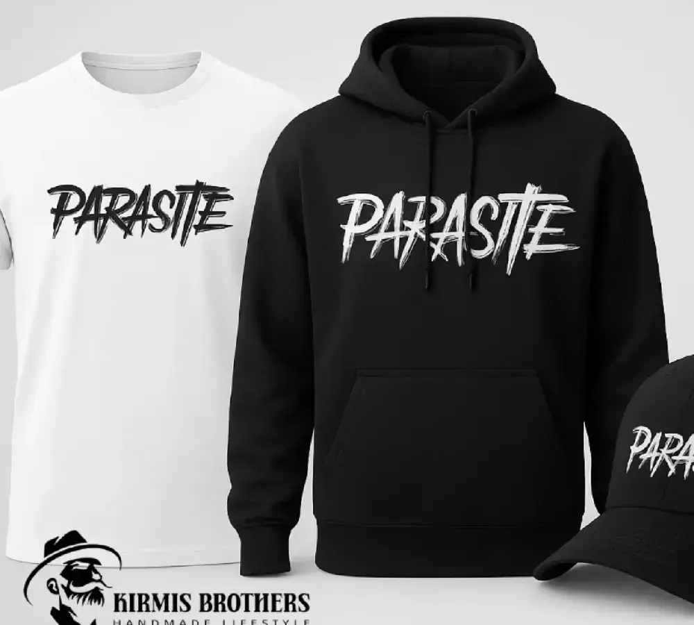 Merch-Set mit Shirt, Hoodie und Cap für ein Projekt von Kirmis Brothers